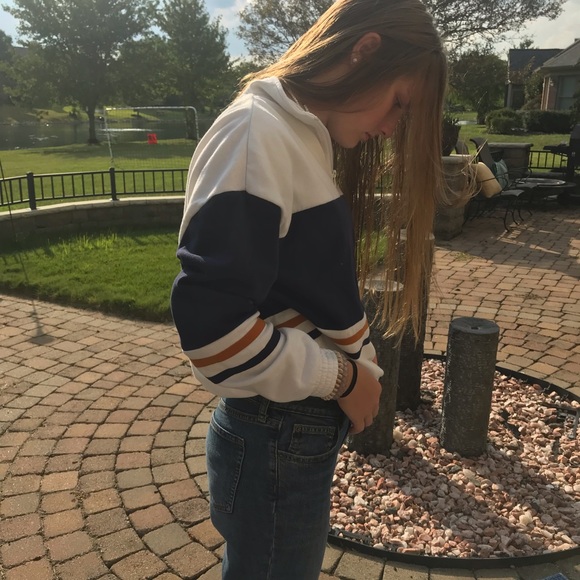 80s Quarter Zip Sweatshirt LA Hearts - Picture 3 of 6